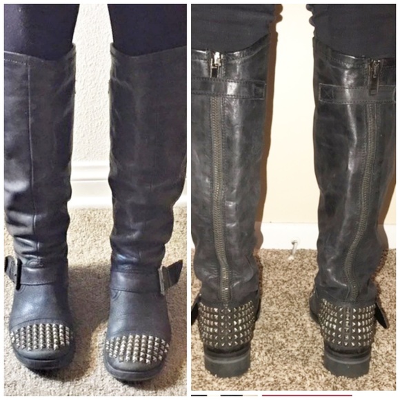 STEVE MADDEN | Studded Knee High Vader Boots! - Picture 8 of 8
